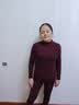 婷美【羽绒蚕丝】保暖内衣女士26年新品德绒发热秋冬中领套装秋衣秋裤 实拍图