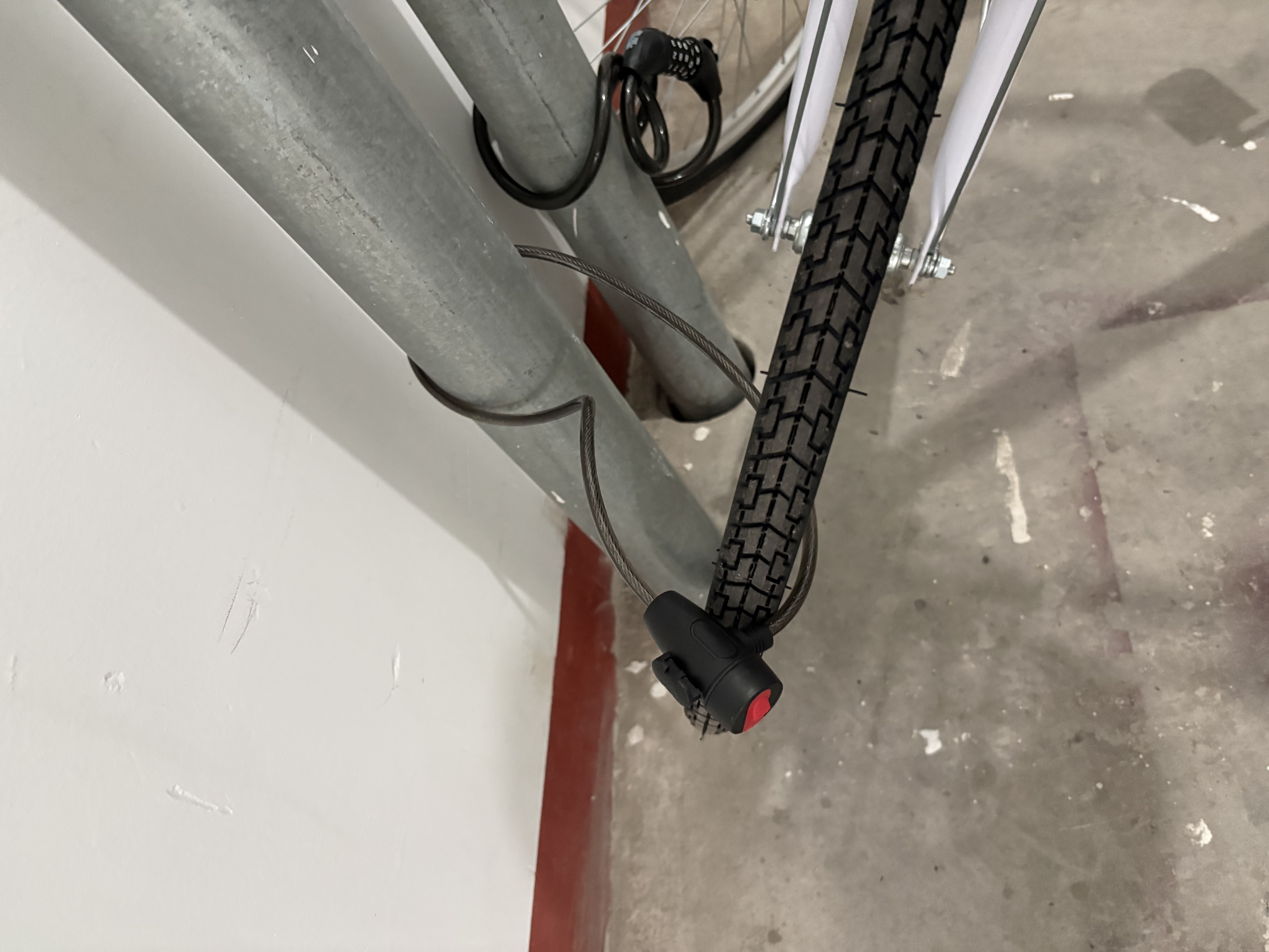 凤凰（Phoenix）自行车锁密码防盗山地车公路车儿童成人钢缆链条单车便携锁 实拍图