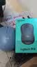 罗技（Logitech）M221 轻音鼠标 无线鼠标 办公鼠标 对称鼠标 带无线微型接收器 雾霭蓝 实拍图
