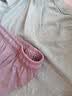 LIANLIU新款现代舞形体训练服上衣古典舞服装舞蹈练功裤女宽松基训舞蹈服 灰色（中袖+韩紫色阔腿裤 XL 实拍图