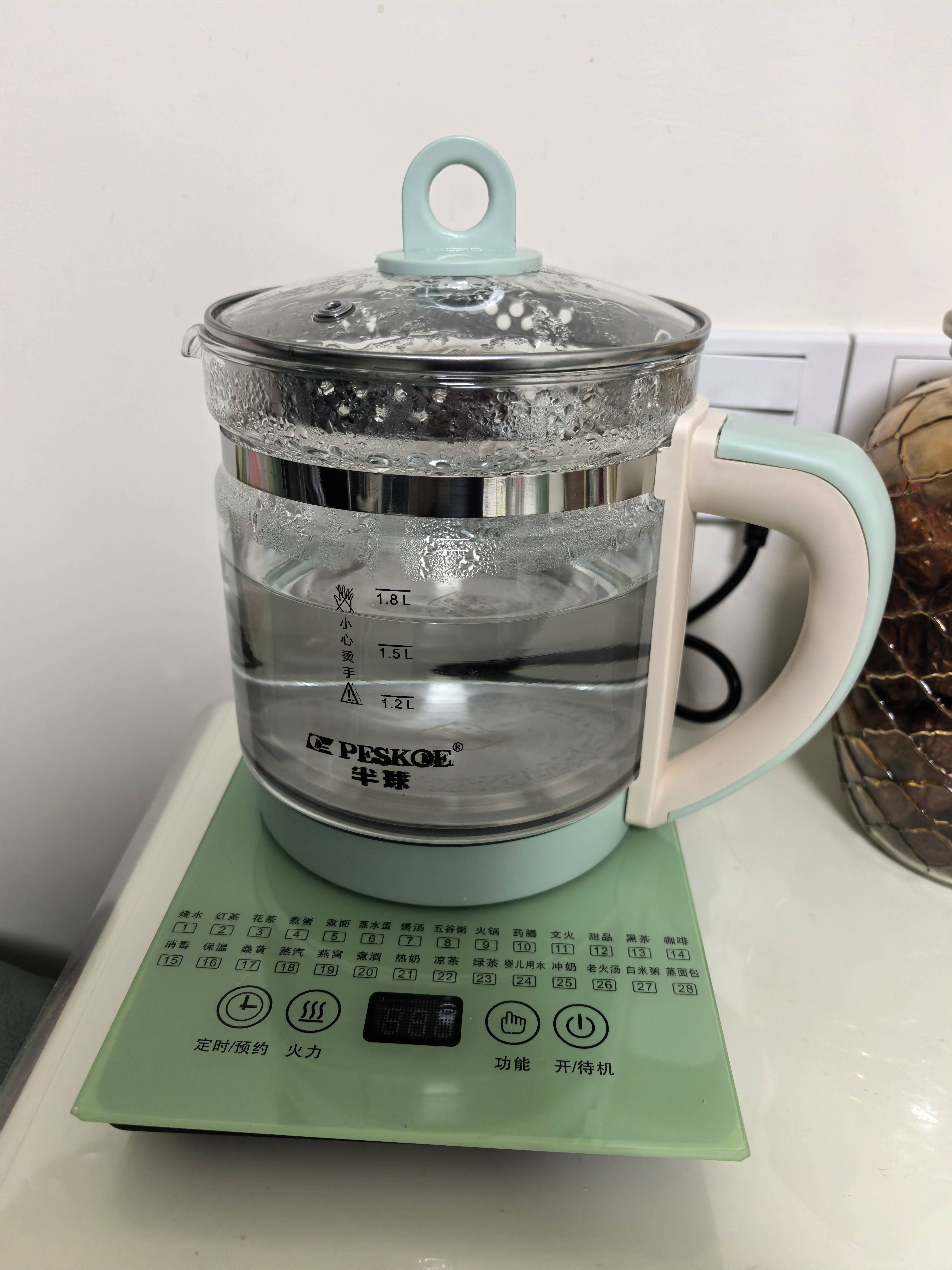 苏泊养生壶1.8L全自动煮茶壶花茶壶烧水壶恒温母婴316L材质电热水壶煮茶器 1.8L  标配款【316不锈钢+28大功能菜单】 【母婴级材质316不锈钢】 实拍图