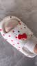 洁丽雅（Grace）HelloKitty拖鞋女士2026新款夏季室内居家防滑厚底可爱凉拖女外穿 红波点 【2.0升级款｜撞色ins风 HelloKitty正版联名】 38-39 【适合37-38码】 实拍图
