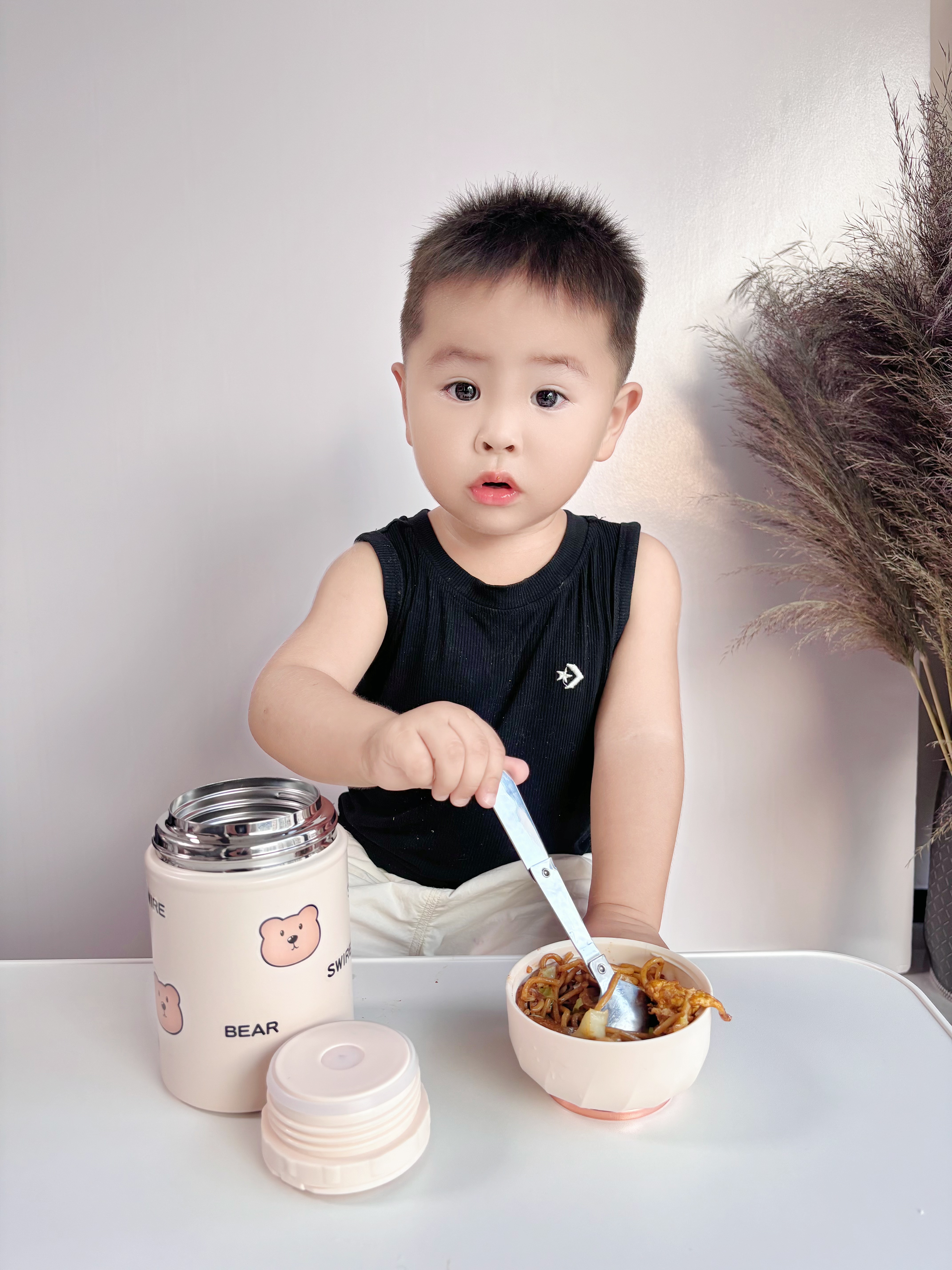 葆氏保温饭盒焖烧杯316不锈钢焖烧壶闷粥罐便携上班带饭保温汤壶赠勺 实拍图