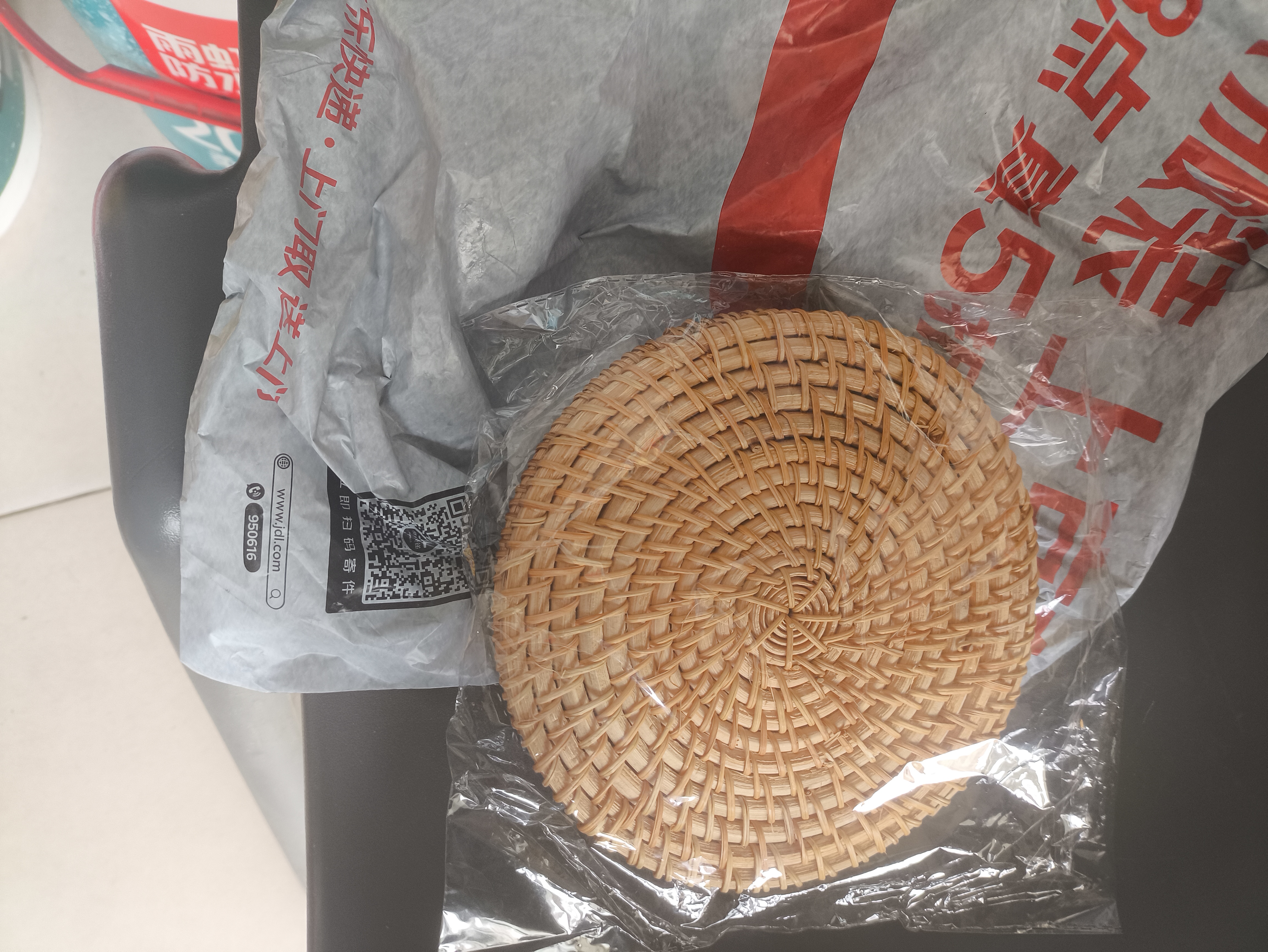 四万公里藤编隔热垫子家用防烫锅垫碗垫耐高温餐桌垫耐热盘子垫杯垫茶壶托 实拍图