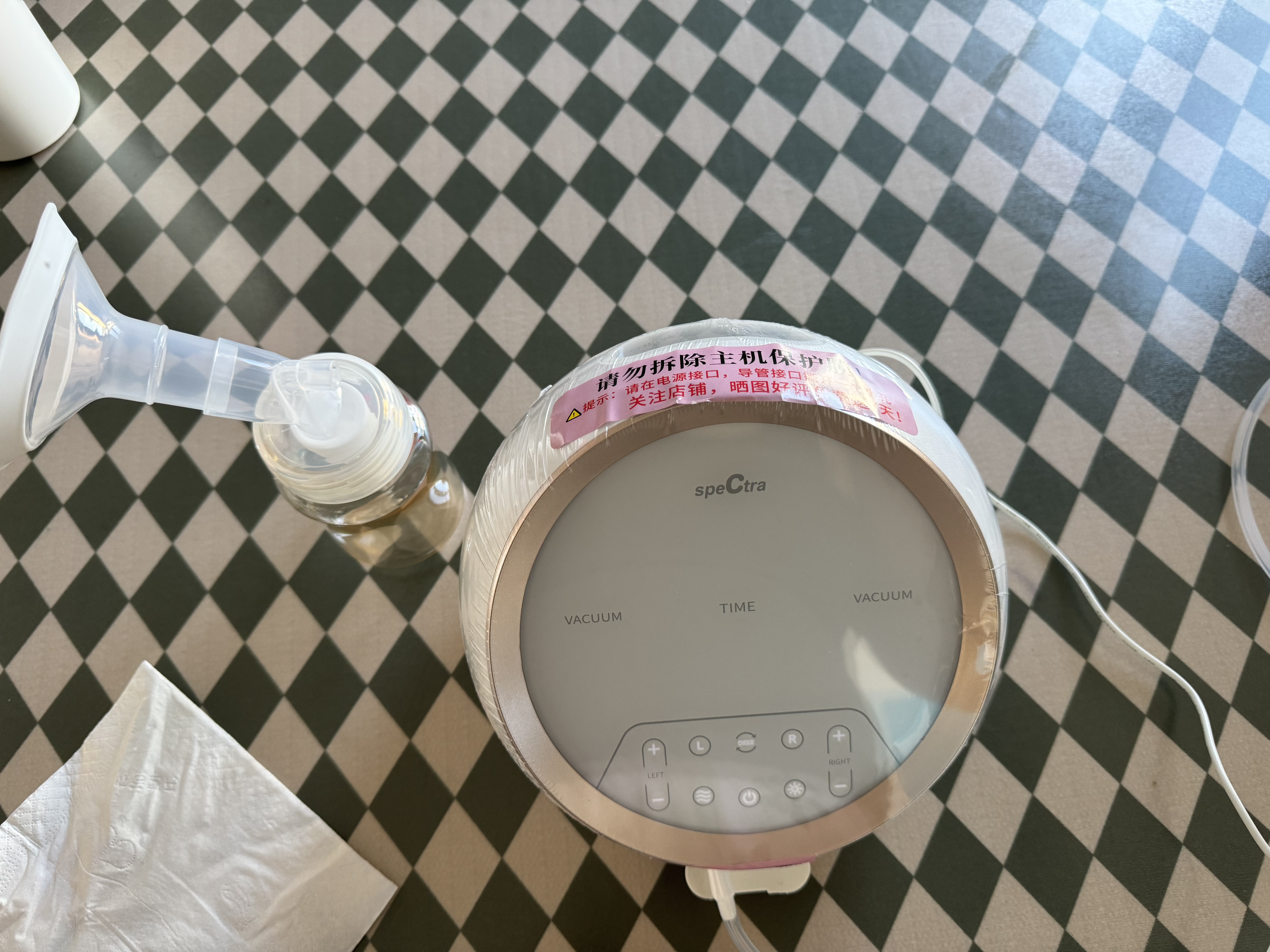 贝瑞克（spectra）租赁出租吸奶器DUALS大贝贝s1电动吸奶器租赁 大贝贝单边配件15天试用 电动式 实拍图