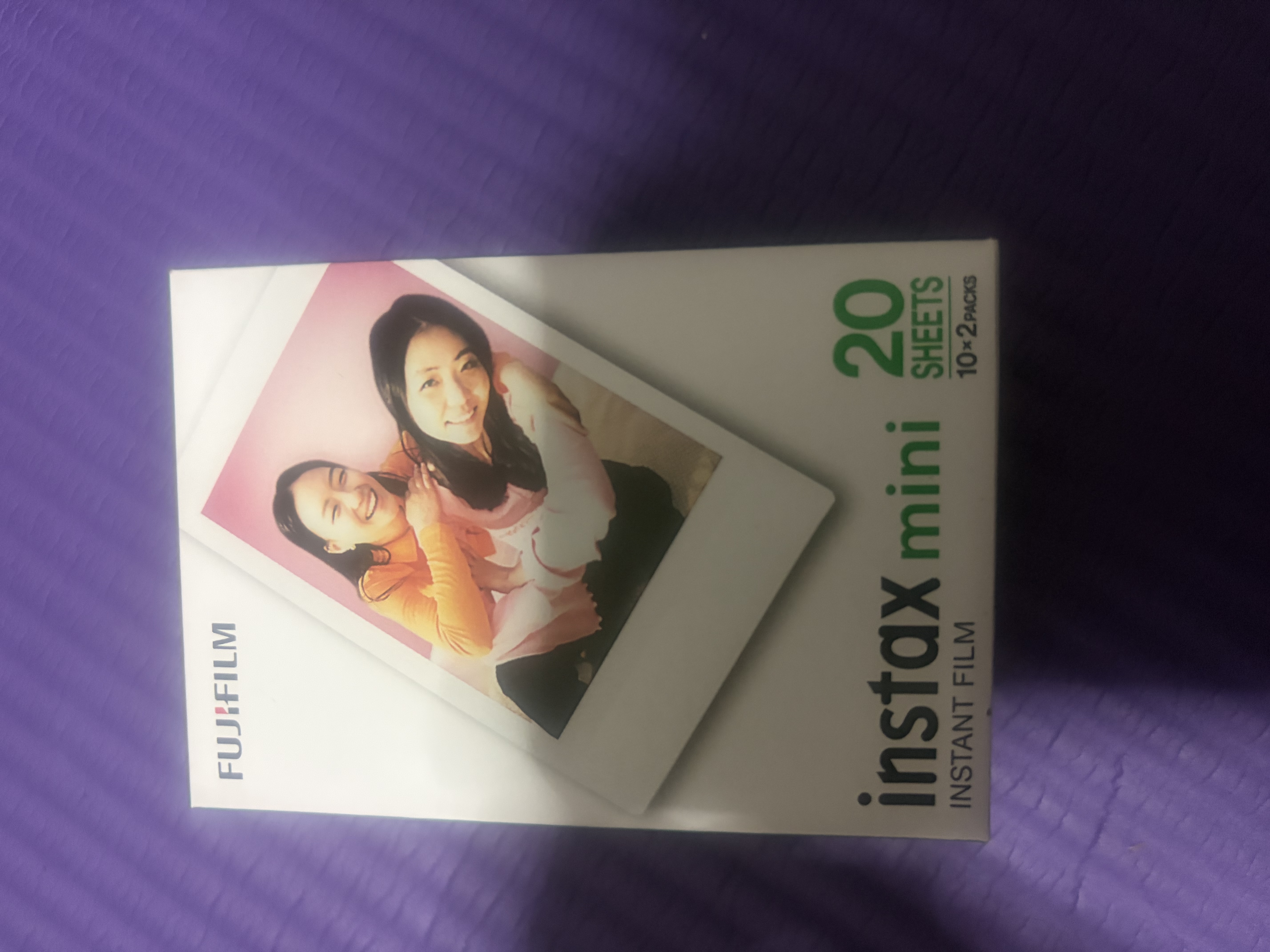 INSTAX富士instax立拍立得 mini相纸 白边双包20张+甜心牛仔相册 实拍图