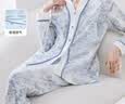 婧麒（JOYNCLEON）月子服纯棉春秋孕妇哺乳睡衣产前产后透气舒适套装 XXL Jyz154235 实拍图