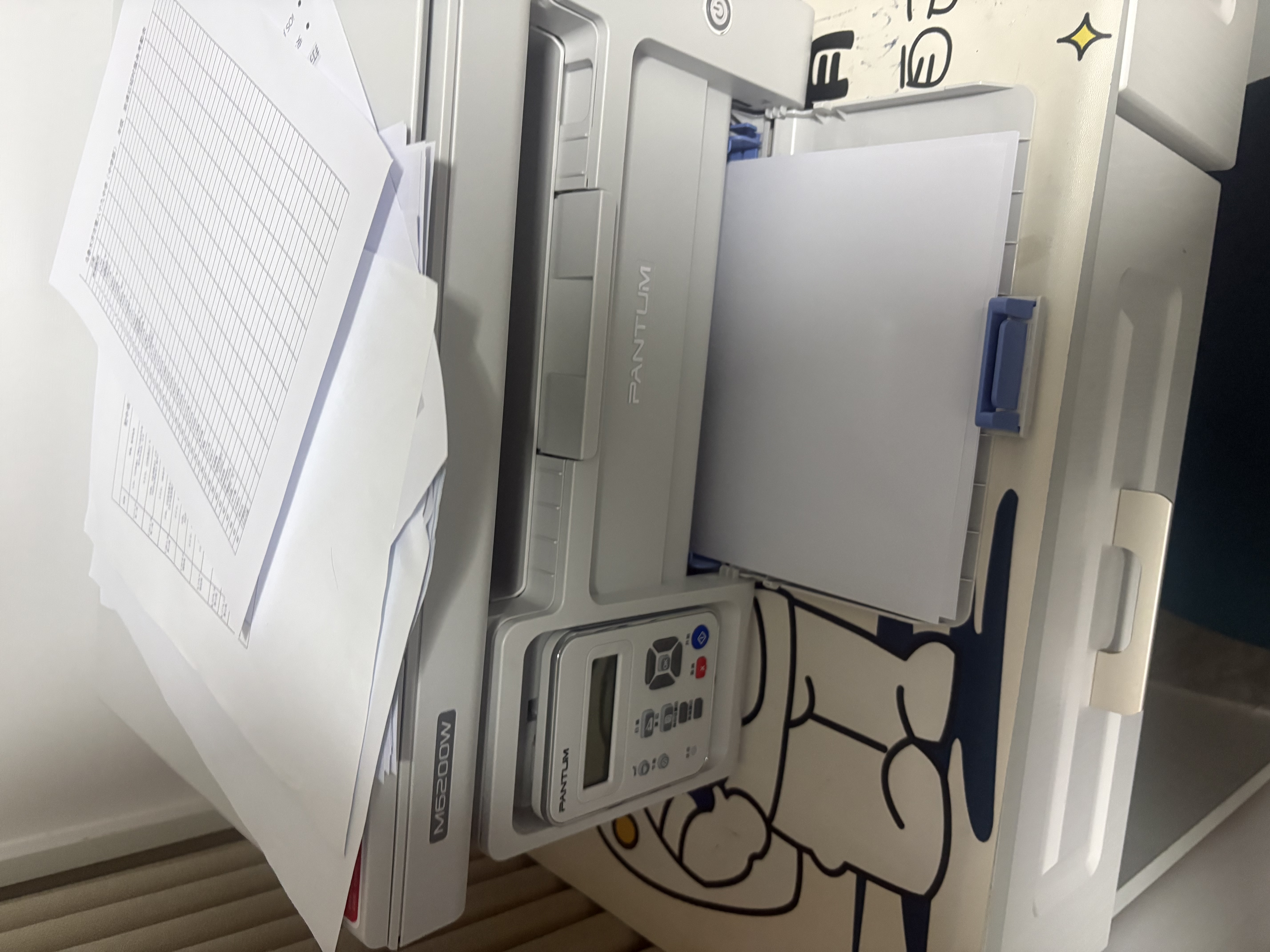 奔图（PANTUM）M6200W 激光wifi无线多功能打印机 办公家用打印复印扫描一体机 硒鼓可加粉打印机 实拍图