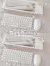 雷柏（Rapoo）9000S 78键无线/蓝牙多模键鼠套装 刀锋超薄紧凑便携无线键盘 支持Windows/MacOS双系统 白色  实拍图