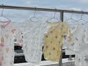 优衣库婴幼儿网眼包臀衣/短袖/1件装宝宝衣服连体衣481772 01 乳白色 50cm 实拍图