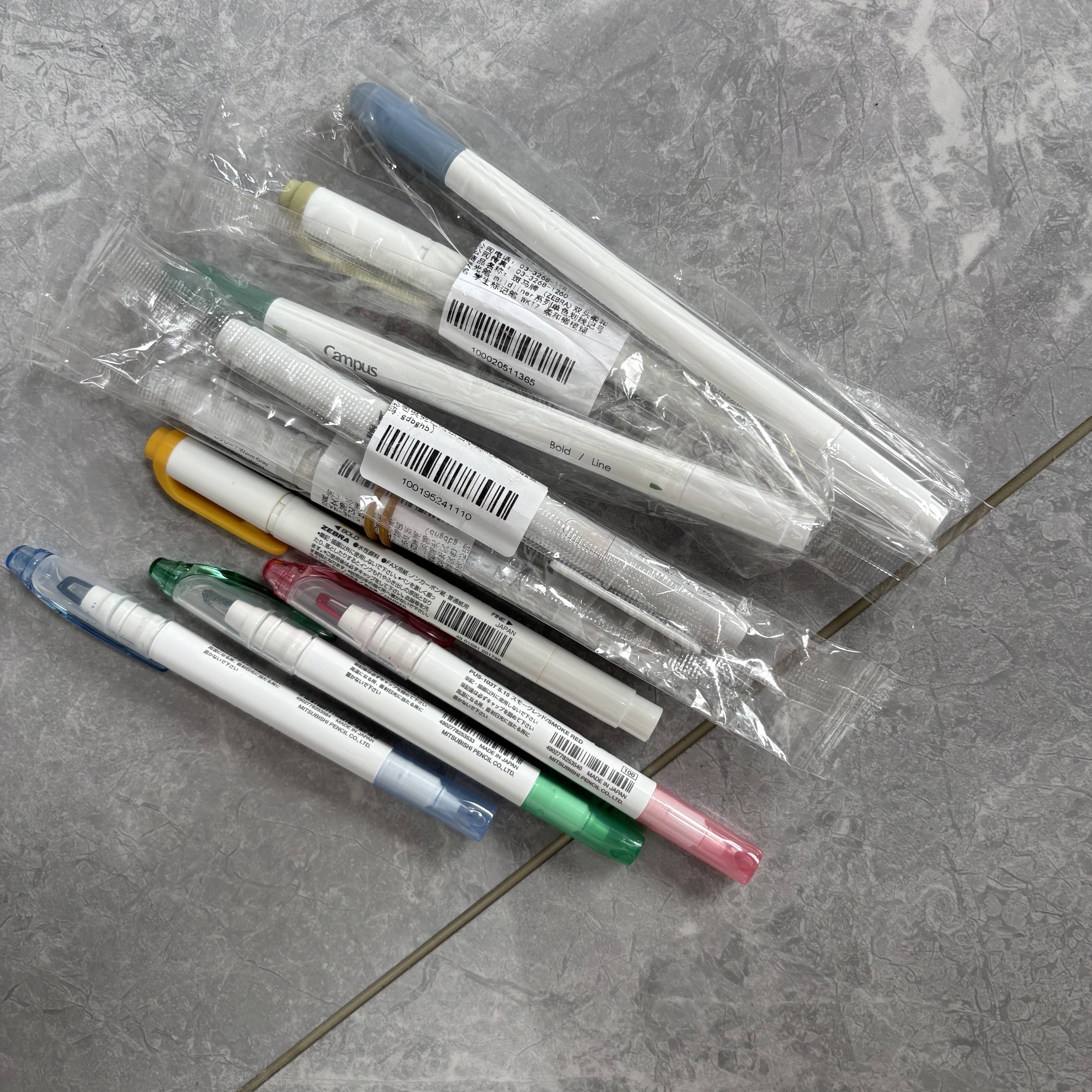 斑马牌 (ZEBRA)双头柔和荧光笔 mildliner系列单色划线记号笔 学生标记笔 WKT7 柔和橄榄绿 实拍图