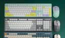 双飞燕（A4TECH）FB1010Q 104键 蓝牙键盘鼠标套装 无线键盘鼠标套装蓝牙键鼠飞时代轻音键鼠套装 遂空灰 蓝牙/无线 实拍图