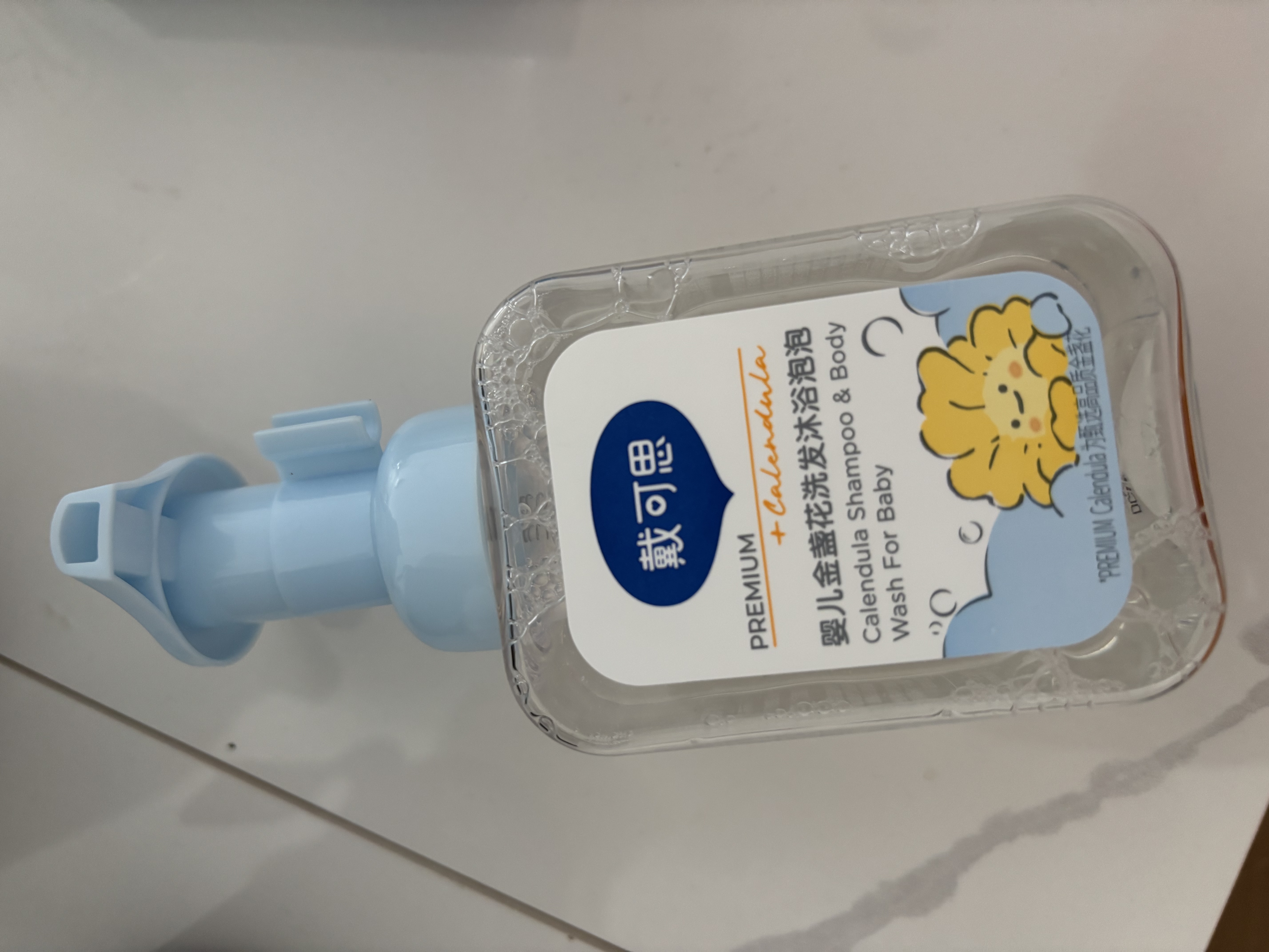 戴·可·思婴儿洗发沐浴泡泡 洗发沐浴二合一宝宝洗发沐浴露120ml 实拍图