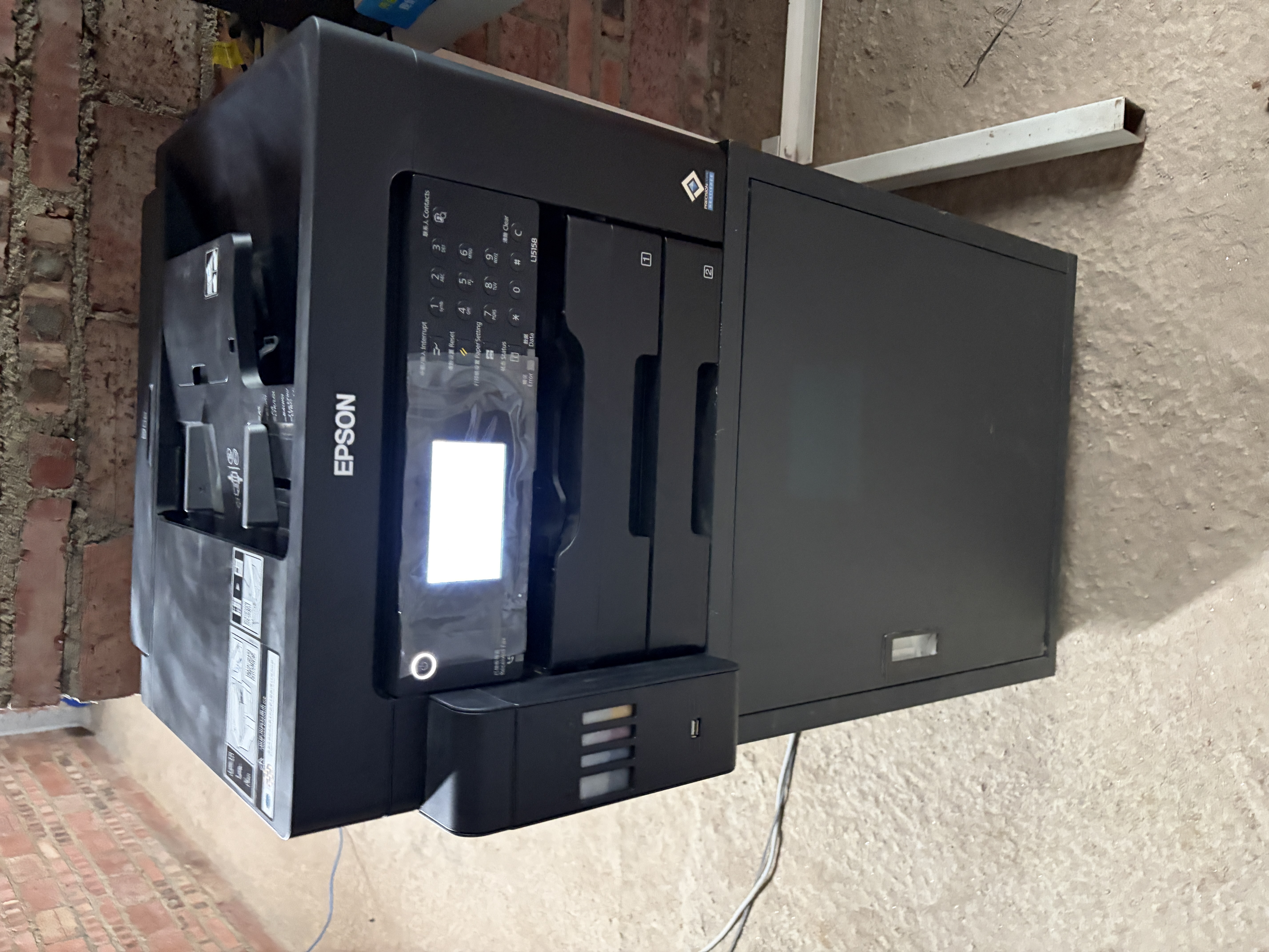 爱普生（EPSON）L15158 A3+彩色打印机办公喷墨双面打印复印一体机 有线/无线（含工作台+上门安装） 实拍图