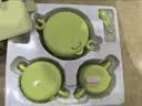 babycare儿童餐具辅食碗保温碗宝宝吃饭工具新生礼盒送礼5件套绿PPSU饭盒 实拍图