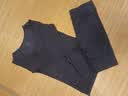 都市丽人山茶花玻尿酸超薄保暖内衣女士肌底衣美肤衣高弹修身无痕打底黑色 实拍图