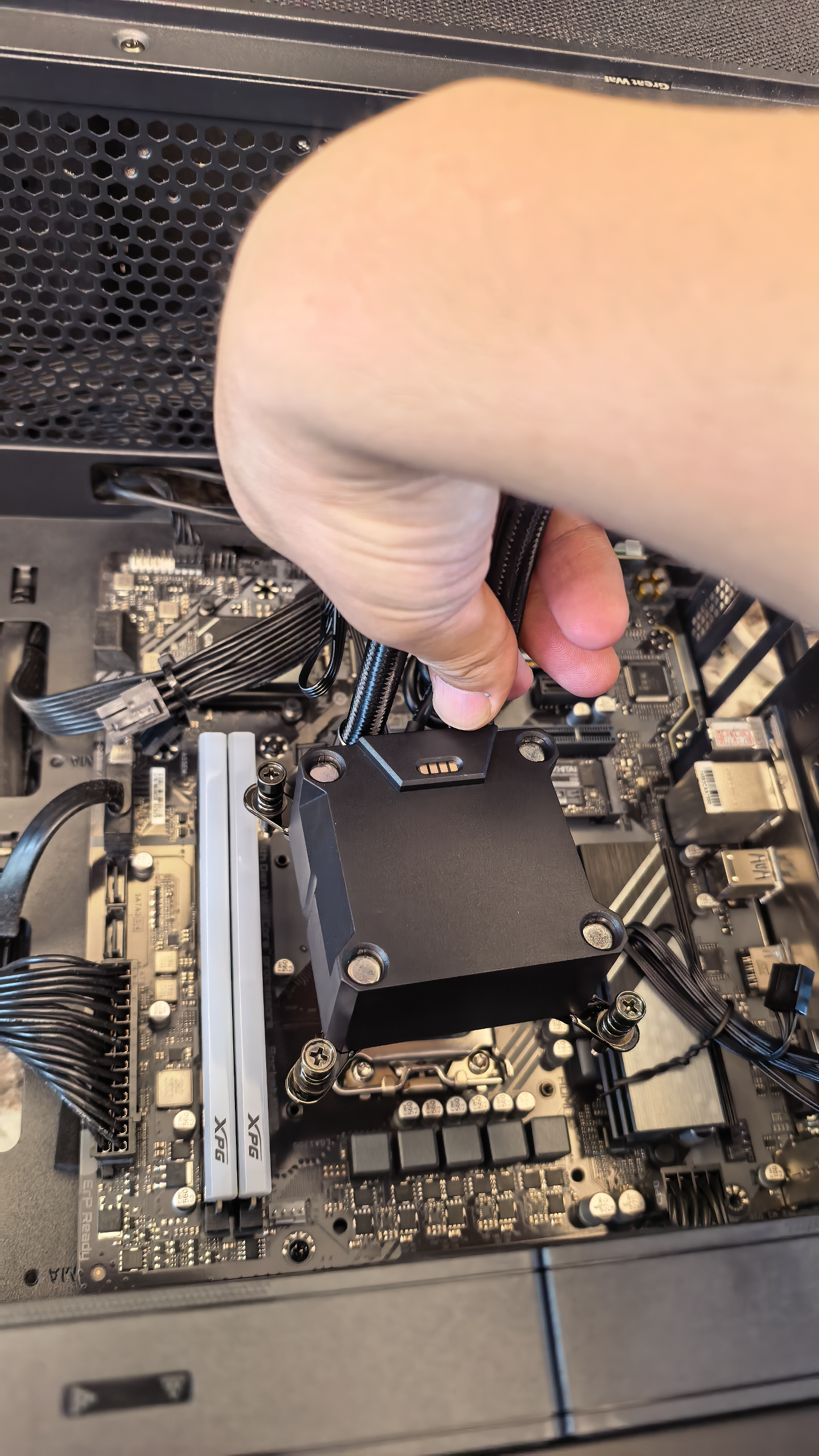 超频3（PCCOOLER）北境GT360 黑色 无光屏显一体式CPU水冷散热器 /3.5吋液晶屏/自定义主题/支持1851/AM5 实拍图