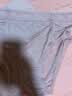 金三塔商场同款真丝女式内裤100%桑蚕丝速干亲肤舒适高腰三角内裤女 豆沙粉 1条 XL 实拍图