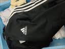 adidas通勤休闲三条纹连帽夹克早秋外套卫衣男装阿迪达斯轻运动   黑色/白   3XL 实拍图