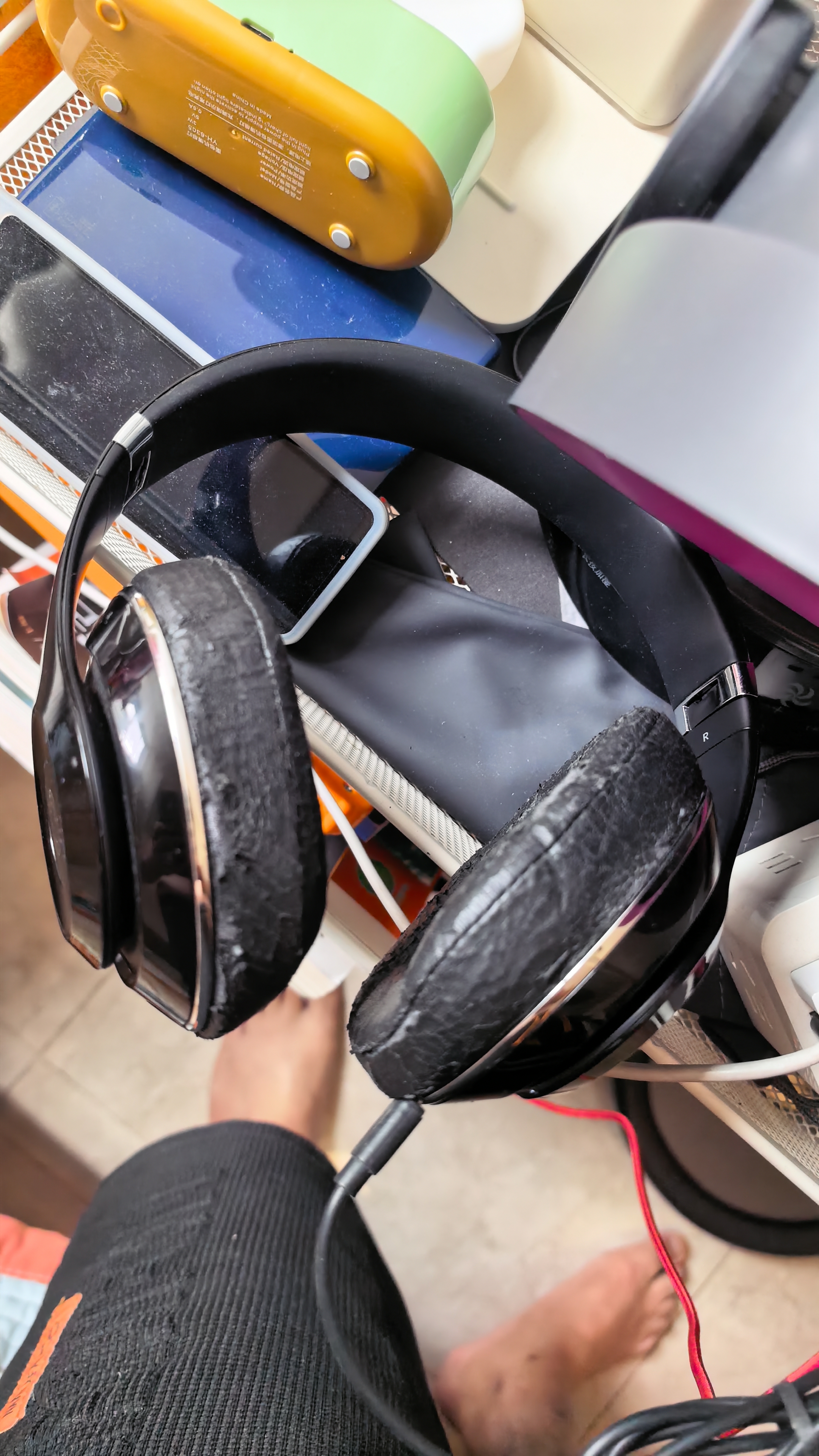 鹏谷适用于beats studio3耳罩二代录音师2原配耳机套海绵套小羊皮套魔音头戴式维修通用配件小羊皮黑色 实拍图