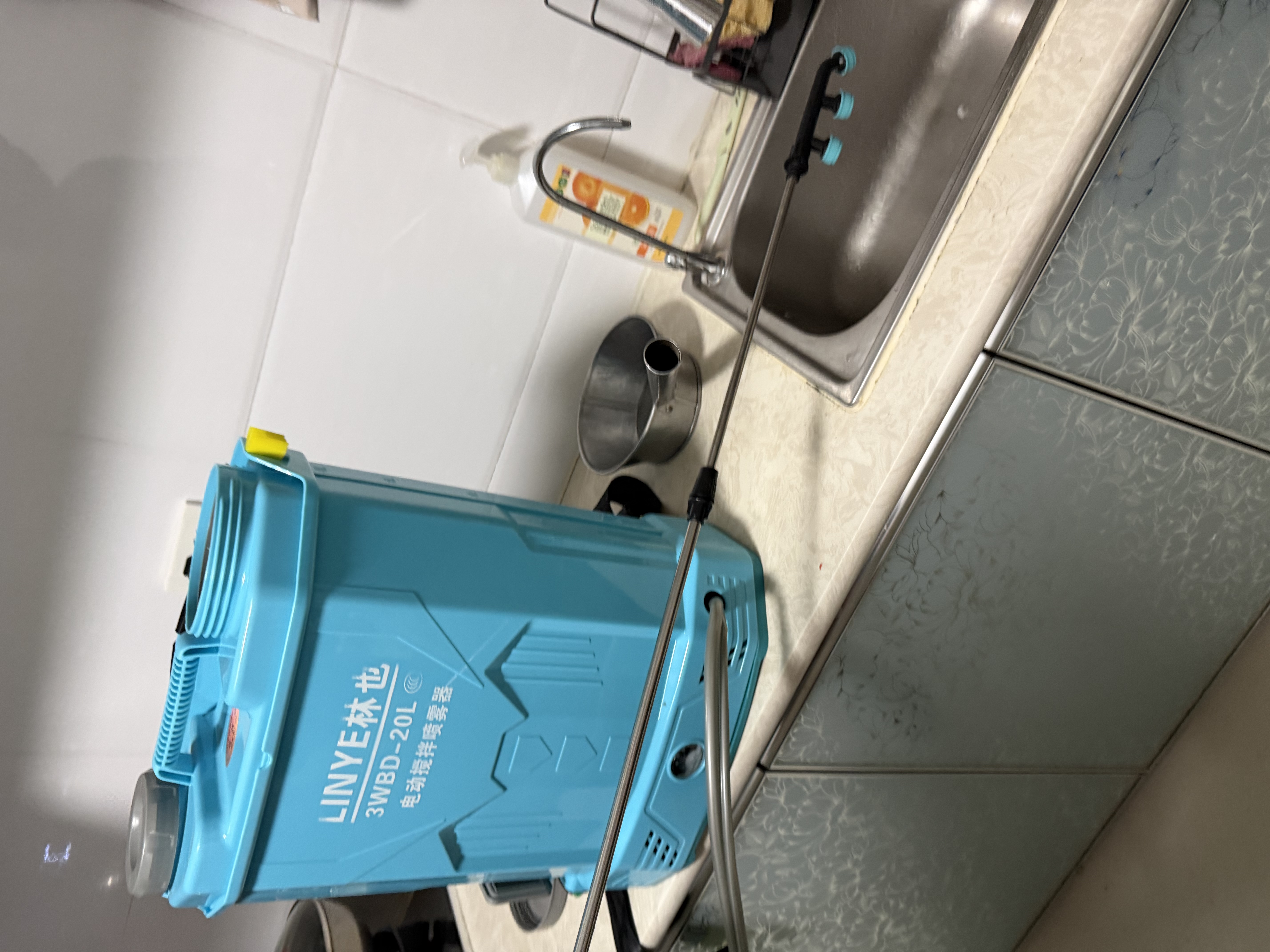 林也电动喷雾器农用打药机背负式喷雾器锂电池高压40亩续航喷雾器 实拍图