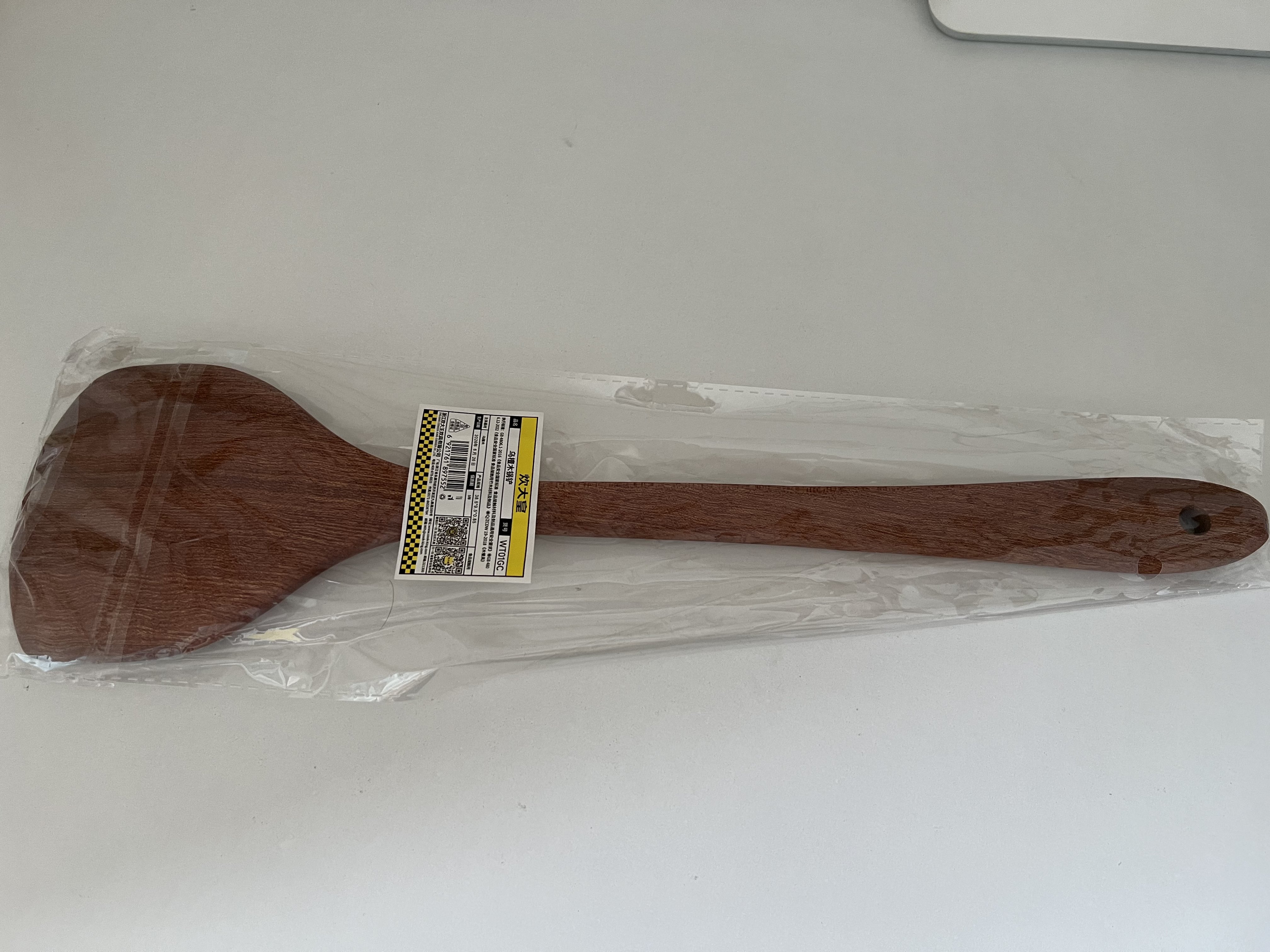 炊大皇 乌檀木锅铲 家用无漆无蜡加长防烫 炒菜木铲子 不粘锅专用炒菜铲 实拍图
