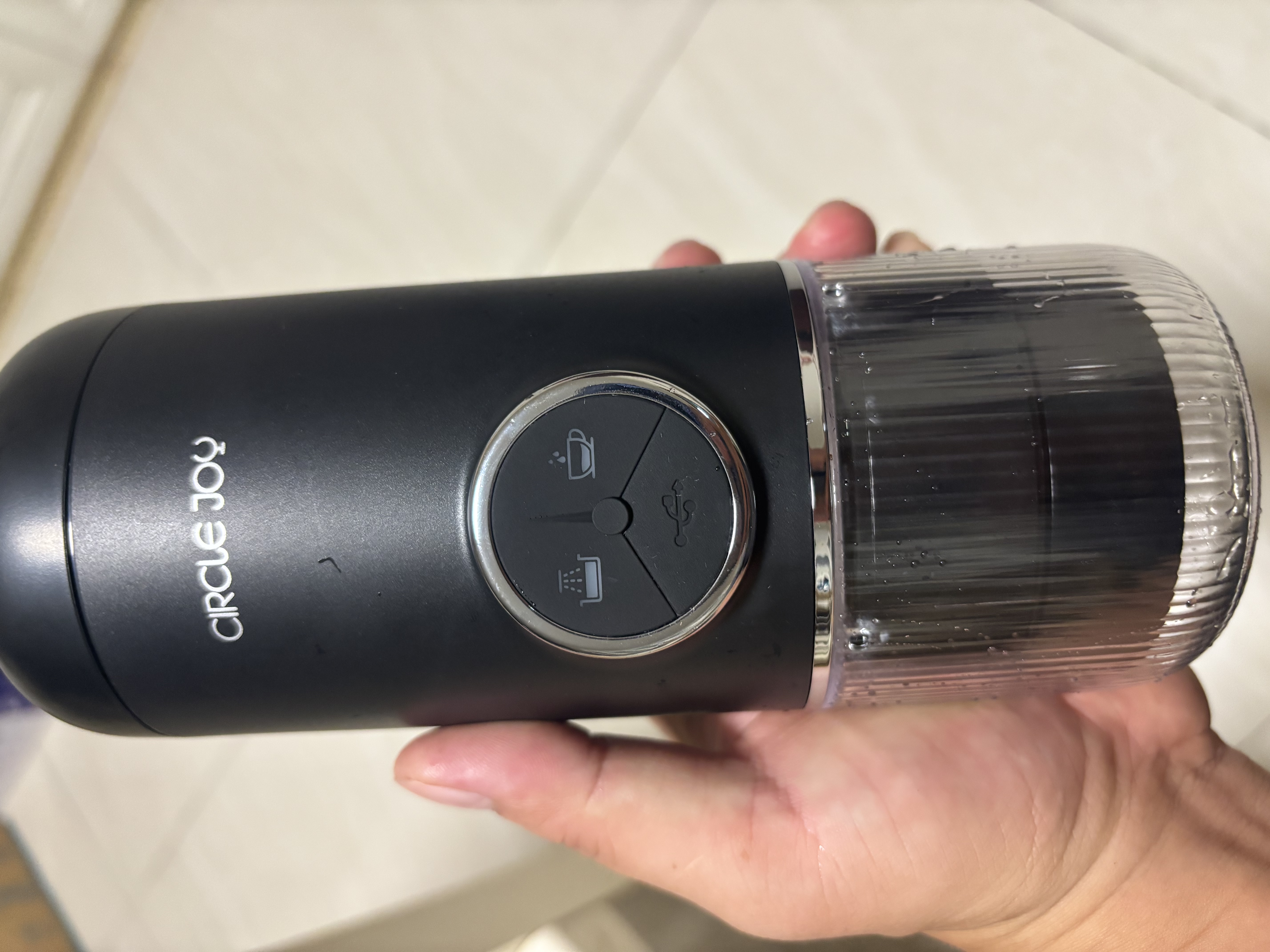 圆乐（circle joy）迷你便携式咖啡机 意式浓缩半自动家用户外露营胶囊预浸泡咖啡机 实拍图