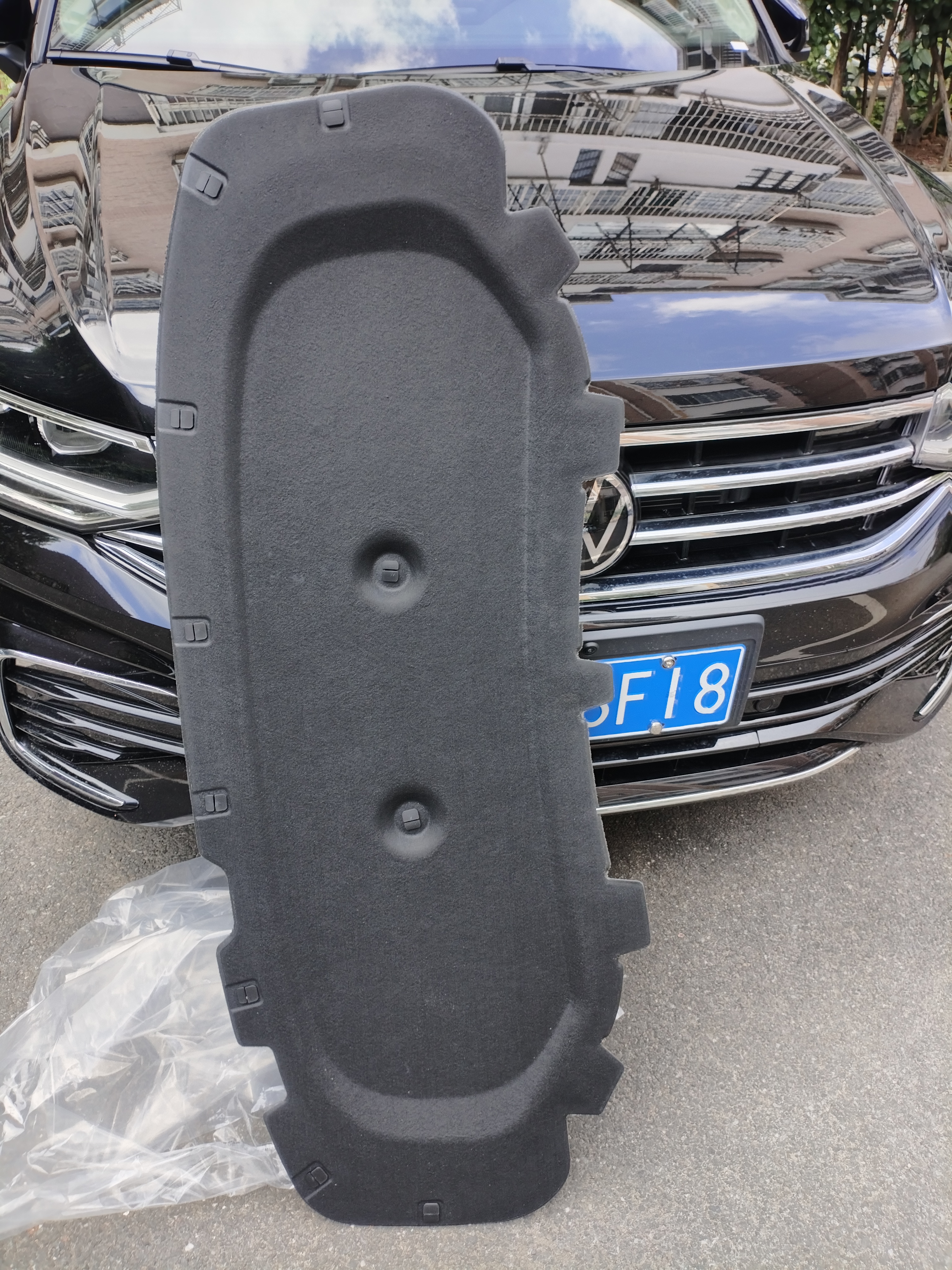 上汽大众大众原厂242526款途观L龙腾龙耀版发动机引擎盖机盖隔音棉隔热棉 24-26款途观L龙耀版大众原装隔音棉 实拍图