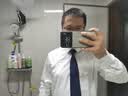 罗蒙（ROMON）纯色商务职业正装男士白衬衫工装外套长袖衬衣男CS108白色3XL 实拍图