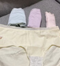 红豆内裤女纯棉抑菌裆女士内裤棉氨中腰三角裤4条装 组合一165 实拍图