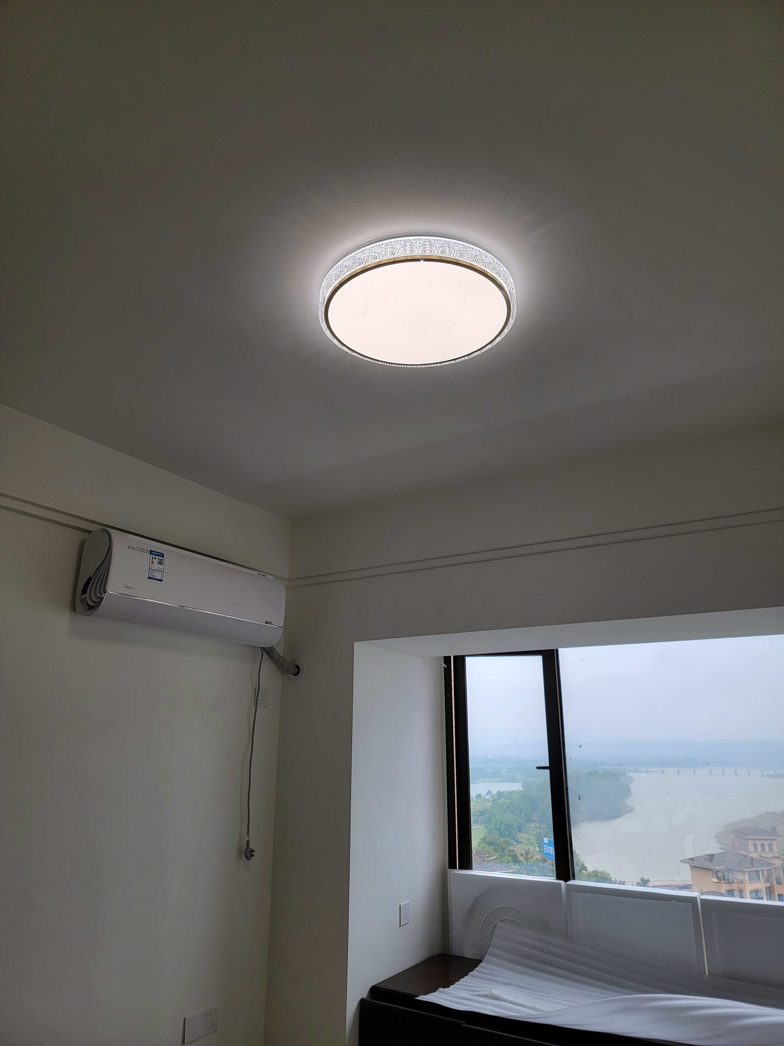 雷士（NVC）客厅吊灯欧美轻奢水晶玻璃语音智能吊灯餐厅灯灯具全光谱 实拍图