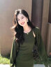 AIF十二生肖和田玉银项链女吊坠本命年轻奢生日礼物送女朋友送老婆 萌兔项链【品牌礼盒】/七仓发货 实拍图