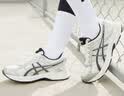 亚瑟士ASICS网面跑鞋百搭男鞋缓震运动鞋透气跑步鞋 GEL-CONTEND 4 白色/银色 44.5 实拍图