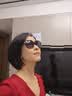 派丽蒙太阳镜女士时尚优雅大框墨镜圆脸显脸小遮阳防紫外线偏光驾驶眼镜 实拍图