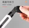 得力（deli）大号特氟龙刀刃美工刀壁纸刀裁纸刀 防粘办公用品 黑色 TD501 实拍图