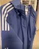 adidas通勤百搭经典休闲运动连帽夹克外套男女春夏阿迪达斯三叶草 深蓝   2XL 实拍图