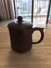 金镶玉茶杯办公杯宜兴紫砂陶瓷礼品会议中秋节礼品 虚怀箬竹杯450ml 实拍图
