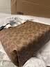 蔻驰女包包奢侈品大牌托特斜挎包手提琴谱包情人节礼物 棕黄色/棕色CET31IMXHE 实拍图