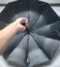 京东京造 黑武士 雨伞反向手动折叠伞太阳伞遮阳晴雨伞大号十骨23寸105CM 实拍图