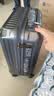 纯奢（CHEYSIR）五轮超大容量行李箱万向轮PC拉杆箱男女学生旅行箱密码箱包皮箱子 旗舰款-铁灰色·杯架+USB双充电口 20英寸 -抗菌内里【常规4轮-小型登机箱】 实拍图