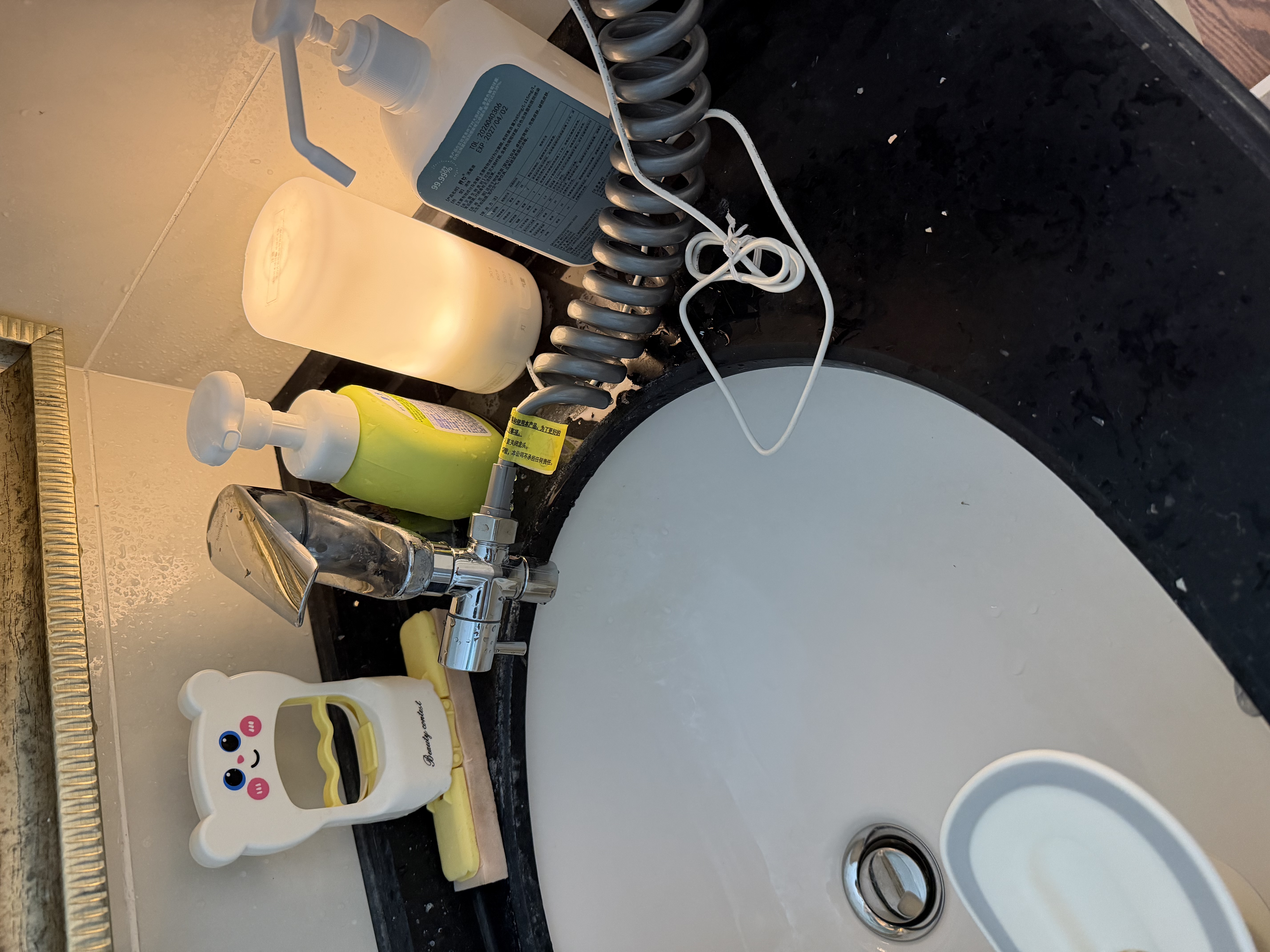 裕津（HSPA）水龙头延伸器厨房增压花洒防溅头分水器可拉伸一进二出起泡器5066 实拍图