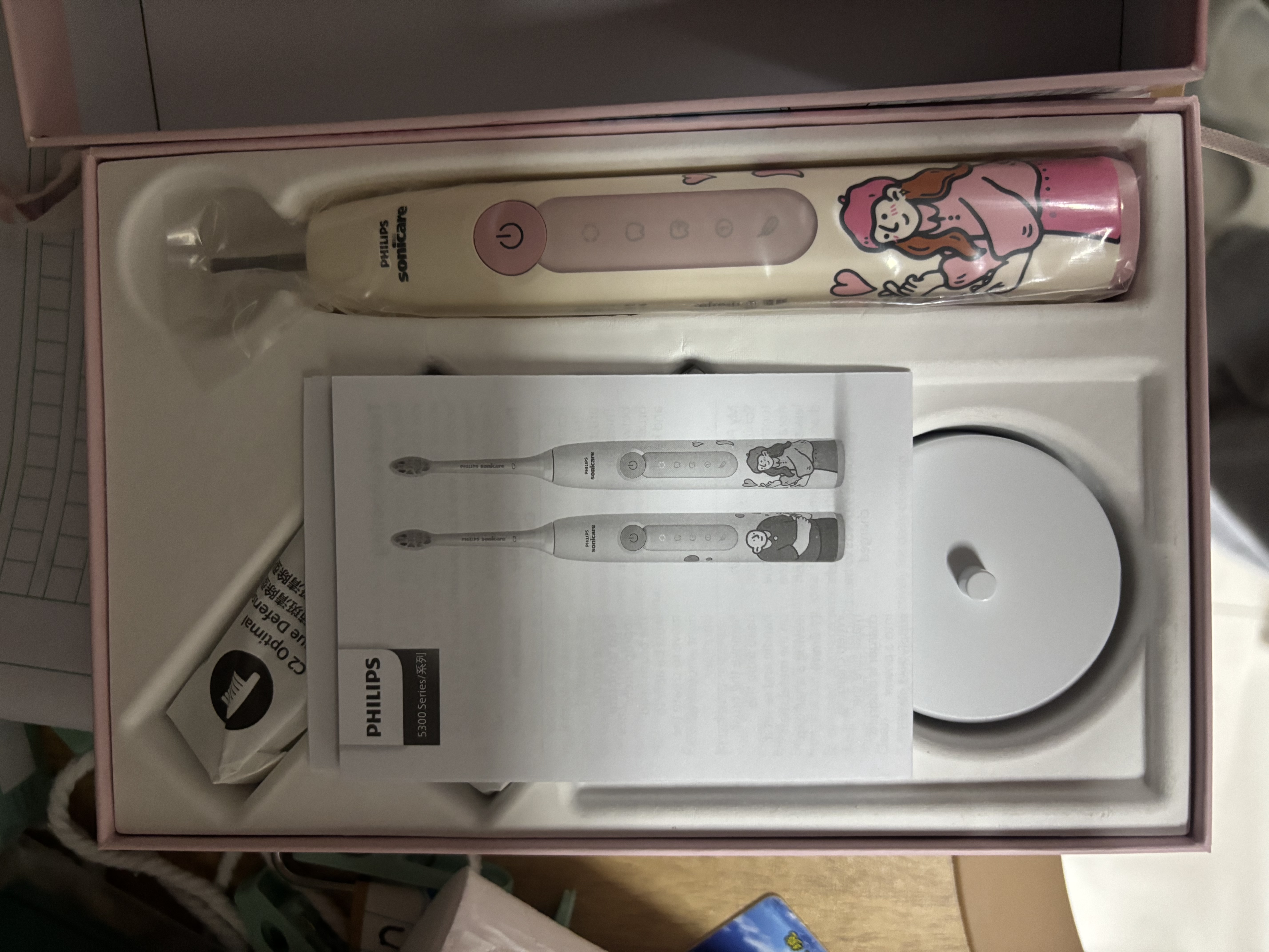 飞利浦（PHILIPS）Sonicare电动牙刷钻石3系 6730升级官方旗舰店送父母男生女生情侣装生日礼物 莉莉刷-HX5171/02 实拍图