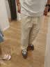 优衣库麻混纺舒适九分裤男装/休闲裤宽松版型26春夏新款482258 30 浅米色 M 实拍图