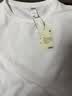 蕉下（beneunder）白t恤女短袖正肩打底衫棉吸汗春装内搭高档百搭CT005霜奶白L 实拍图