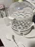 小熊（Bear）煮蛋器蒸蛋器单双层家用高温断电迷你早餐鸡蛋羹蒸鸡蛋器蒸蛋机炖蛋器便携式电蒸锅煮鸡蛋神器 双层 ZDQ-B14Q1【无蒸碗】 实拍图