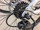 京东京造 XC350山地自行车铝合金禧玛诺21速油压碟刹成年人学生15寸时空银 实拍图