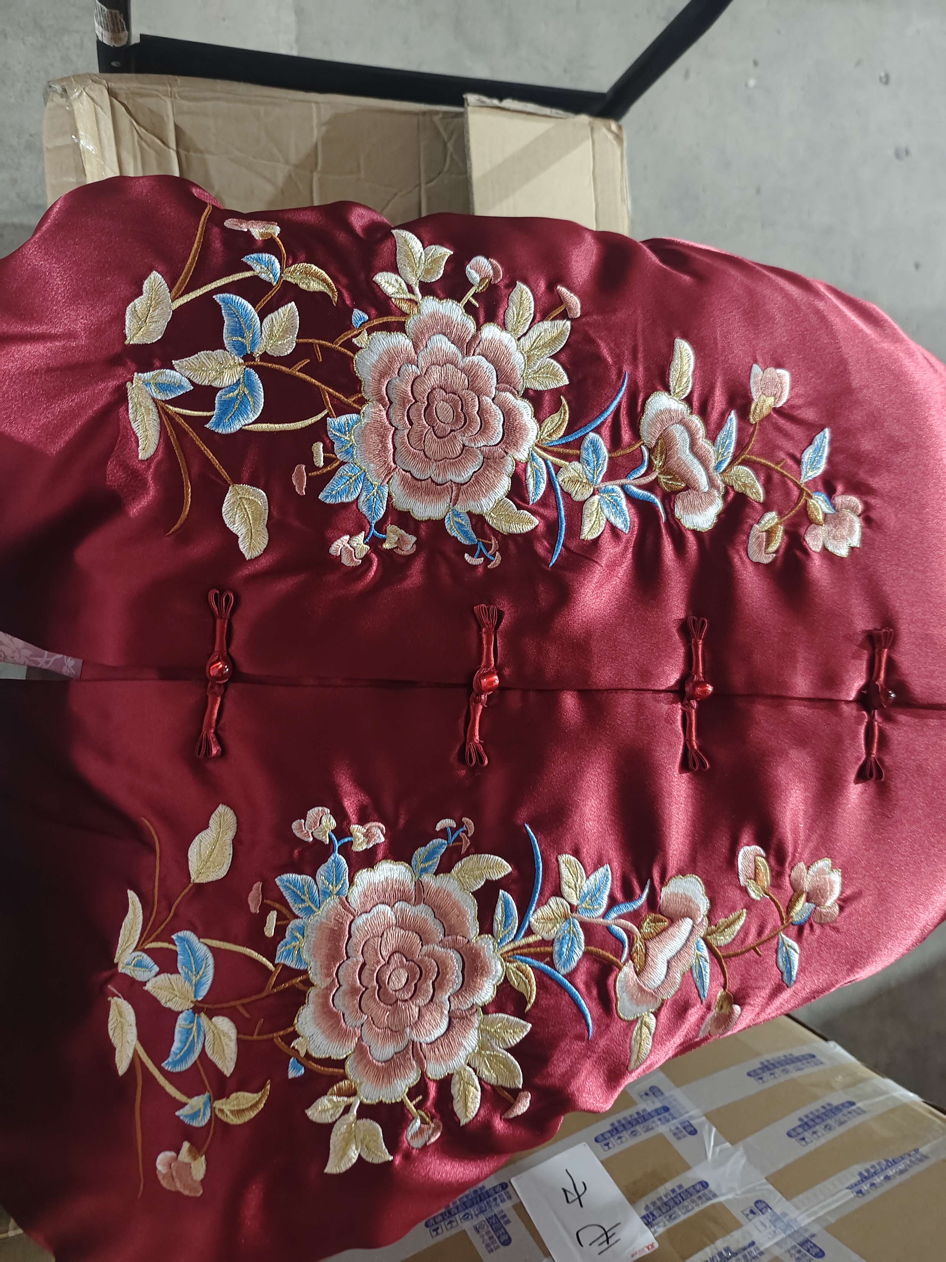 福寿岁寿衣女士七件套高档新中式真丝全套老年人去世下葬祭祀殡葬用品冲喜祝寿终老衣白事棉寿服 牡丹花开 实拍图