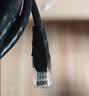 山泽 六类网线 CAT6类千兆纯铜扁平网线 电脑宽带家用监控网络连接成品跳线 黑色10米HBP610 实拍图