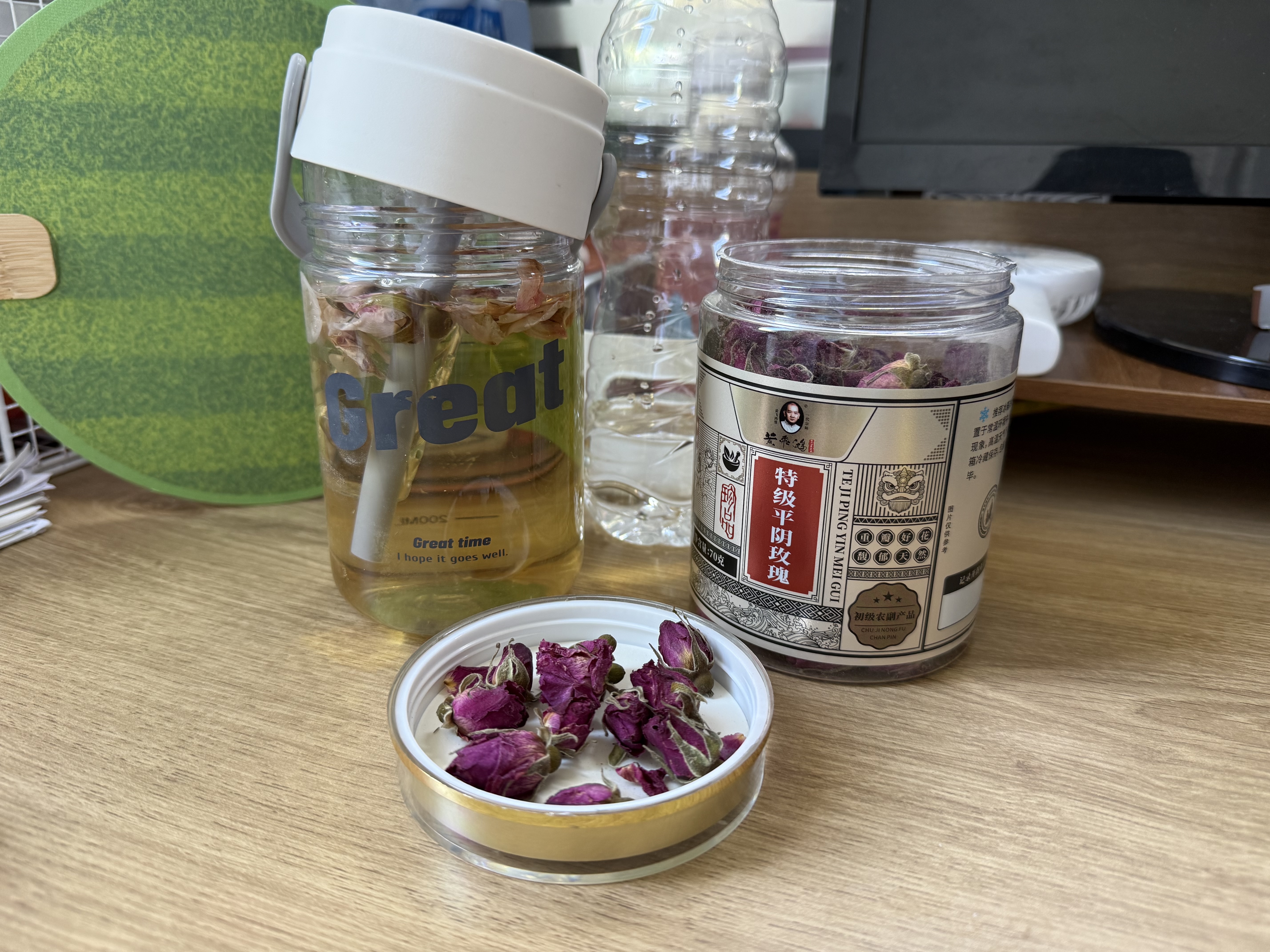 黄飞鸿特级平阴玫瑰花蕾助眠疏肝解郁补气血养颜女花草养生茶中秋节礼物 实拍图