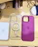 Apple/苹果 iPhone 17 Pro Max硅胶手机壳-午夜色 磁吸保护壳苹果手机壳全包旗舰店原装 实拍图